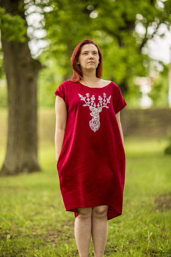 Lina kleita ar mežģīni Wild heart - Kleitas & svārki - Veikals