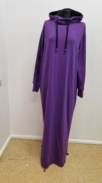 M/L oversize garā kleita, violeta