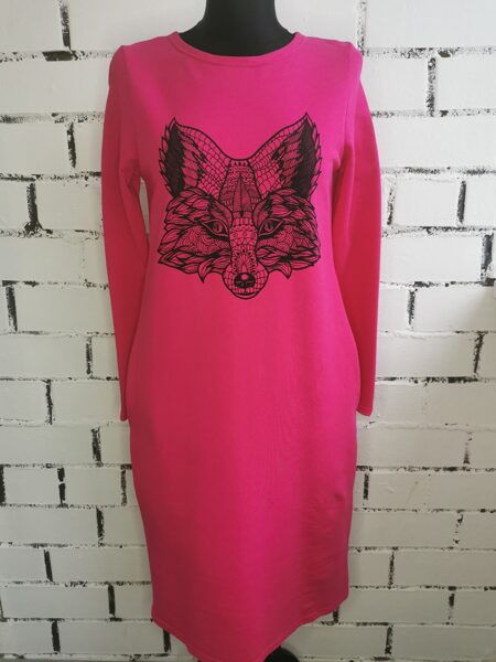 Taisnā piegriezuma kleita, XS/S izmērs