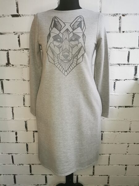 Taisnā piegriezuma kleita, XS/S izmērs