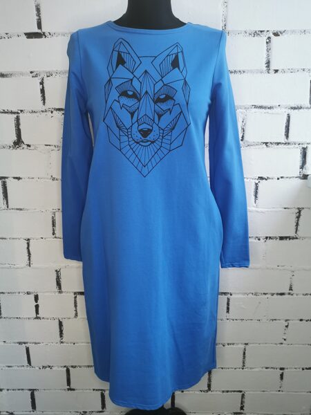 Taisnā piegriezuma kleita, XS/S izmērs