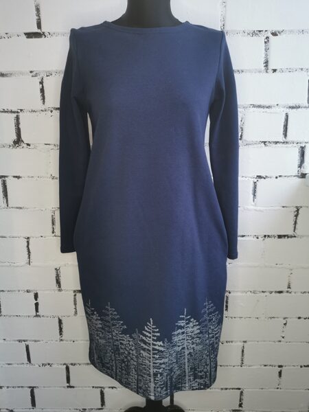 Taisnā piegriezuma kleita, XS/S izmērs