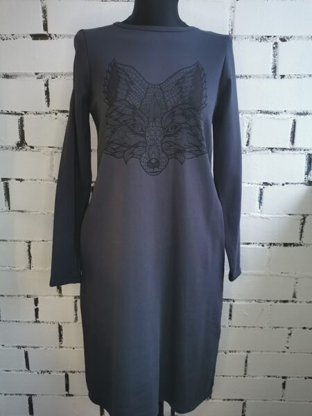 Taisnā piegriezuma kleita, XS/S izmērs