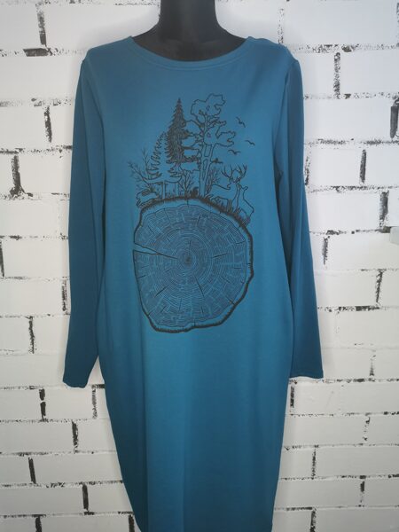 Taisnā piegriezuma kleita, M/L izmērs